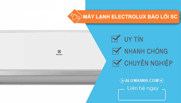 máy lạnh electrolux báo lỗi sc