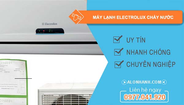máy lạnh electrolux chảy nước