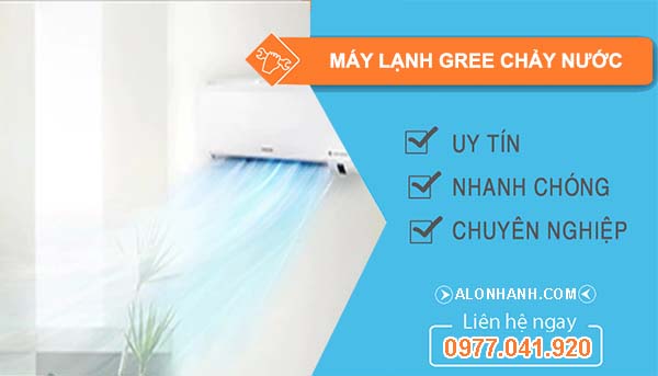 máy lạnh gree chảy nước