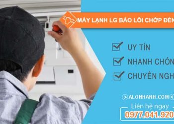 máy lạnh lg báo lỗi chớp đèn 5 lần