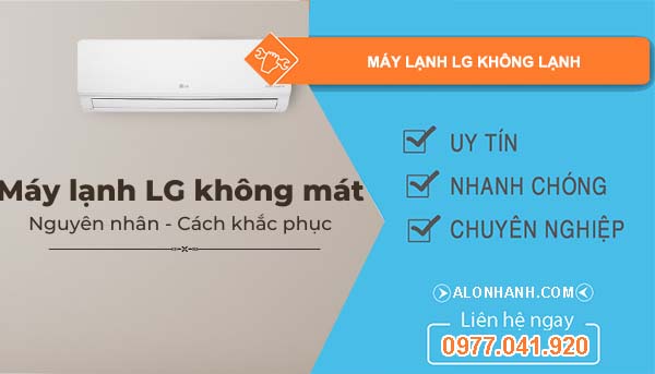 máy lạnh lg không lạnh