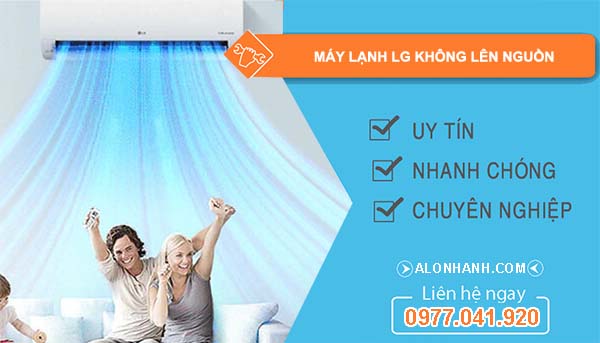 máy lạnh lg không lên nguồn