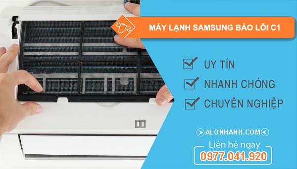 máy lạnh samsung báo lỗi c1