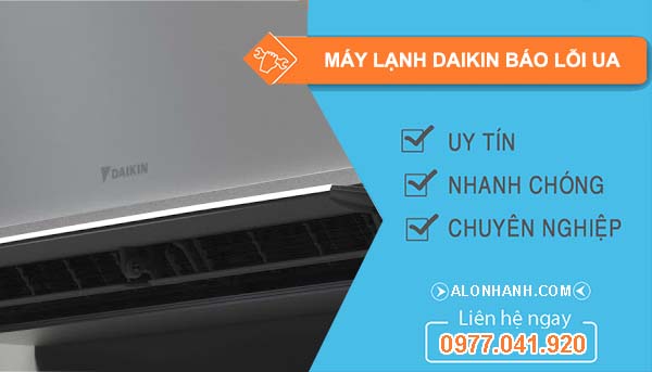 nguyên nhân máy lạnh daikin báo lỗi ua