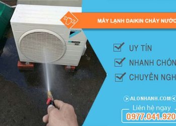 nguyên nhân máy lạnh daikin chảy nước