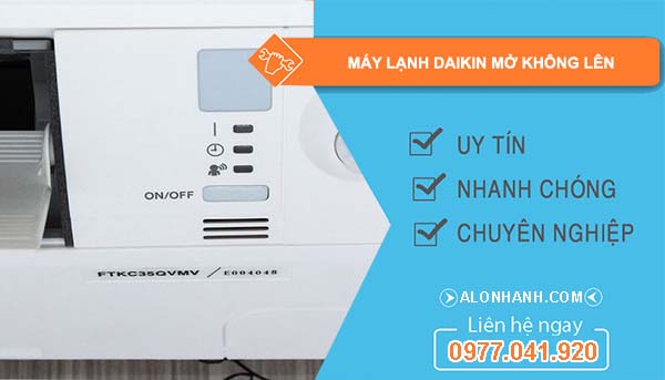 nguyên nhân máy lạnh daikin mở không lên