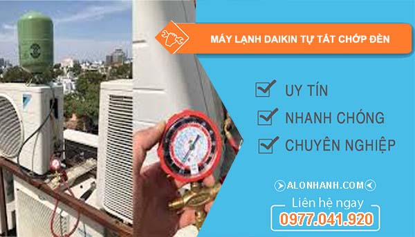 nguyên nhân máy lạnh daikin tự tắt chớp đèn
