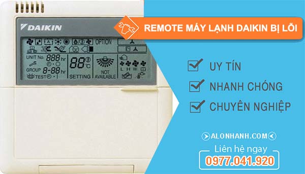 nguyên nhân remote máy lạnh daikin bị lỗi
