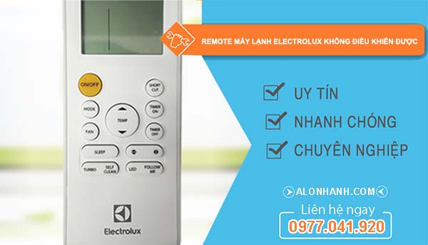 remote máy lạnh electrolux không điều khiển được