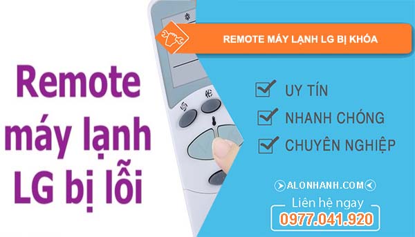 remote máy lạnh lg bị khóa