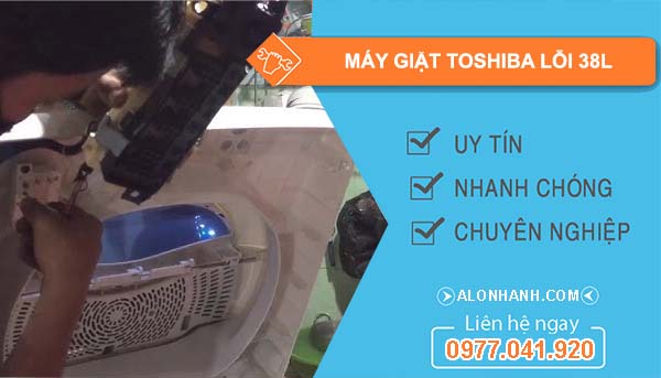 sửa máy giặt toshiba lỗi 38l