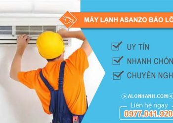 sửa máy lạnh asanzo báo lỗi e1