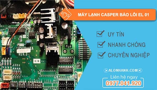 sửa máy lạnh casper báo lỗi el 01