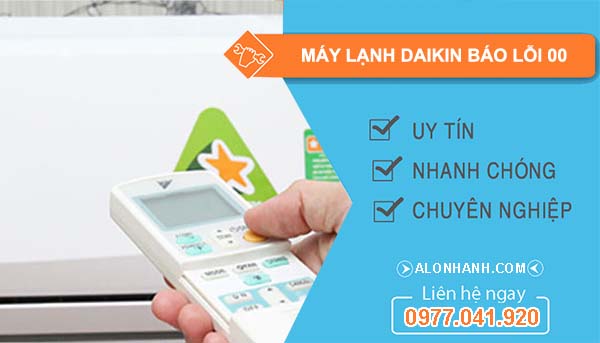 sửa máy lạnh daikin báo lỗi 00