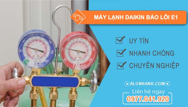sửa máy lạnh daikin báo lỗi e1