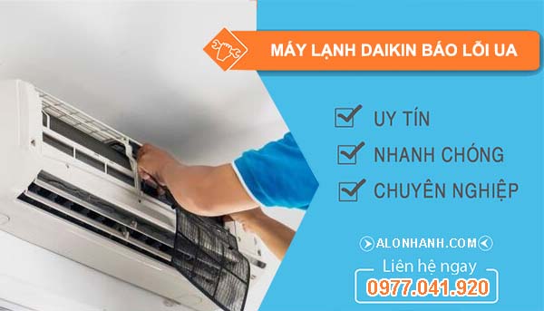 sửa máy lạnh daikin báo lỗi ua