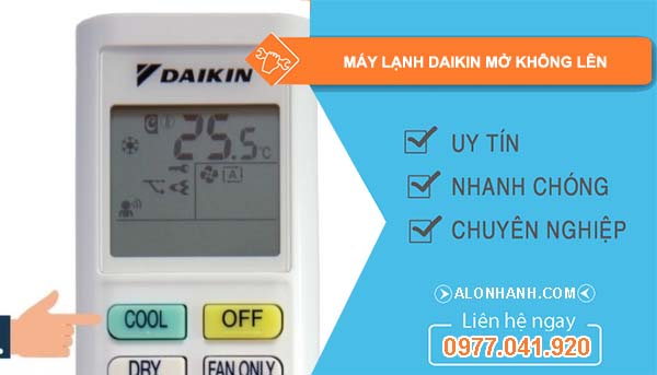 sửa máy lạnh daikin mở không lên