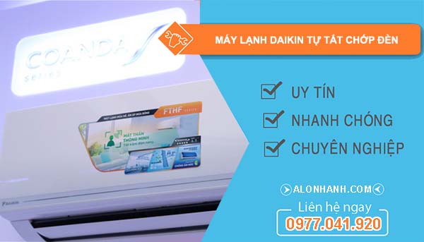 sửa máy lạnh daikin tự tắt chớp đèn