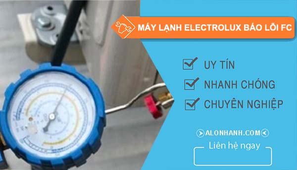 sửa máy lạnh electrolux báo lỗi fc