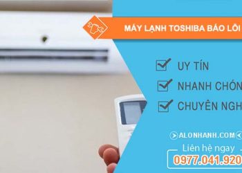 sửa máy lạnh toshiba báo lỗi 1d
