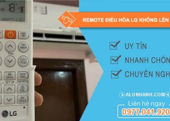 sửa remote điều hòa lg không lên hình