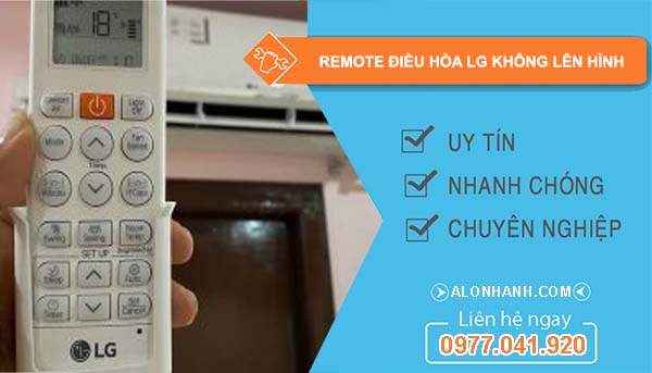 sửa remote điều hòa lg không lên hình