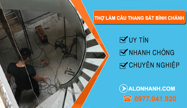 Thợ Làm Cầu Thang Sắt  tại Bình Chánh