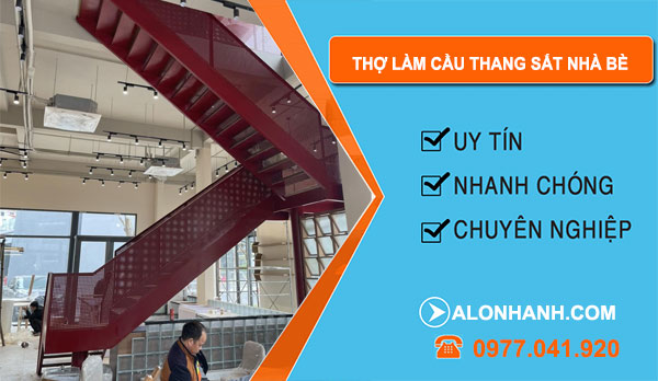 Thợ Làm Cầu Thang Sắt  tại Nhà Bè
