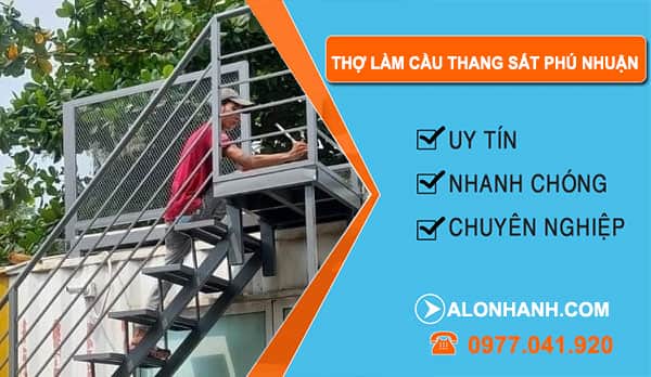 Thợ Làm Cầu Thang Sắt  tại Phú Nhuận