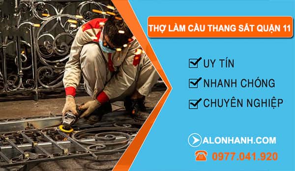 Thợ Làm Cầu Thang Sắt tại Quận 11