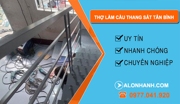 Thợ Làm Cầu Thang Sắt  tại Tân Bình
