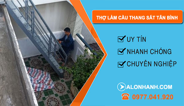 Thợ Làm Cầu Thang Sắt Tân Bình