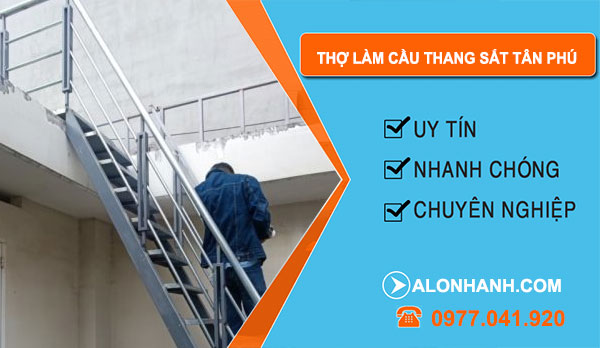 Thợ Làm Cầu Thang Sắt Tân Phú
