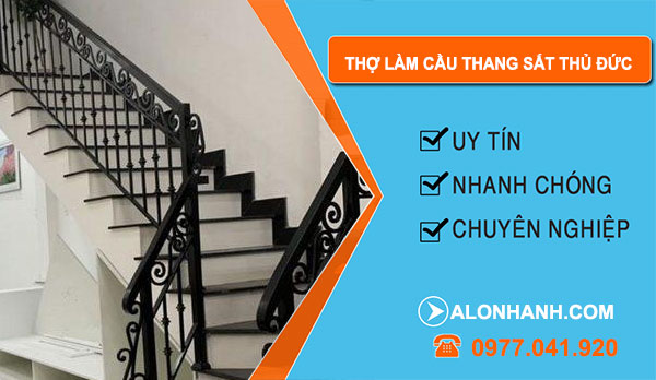 Thợ Làm Cầu Thang Sắt Thủ Đức