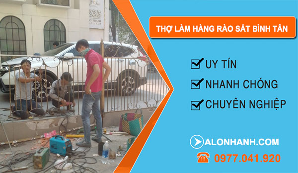 Thợ Làm Hàng Rào Sắt Bình Tân