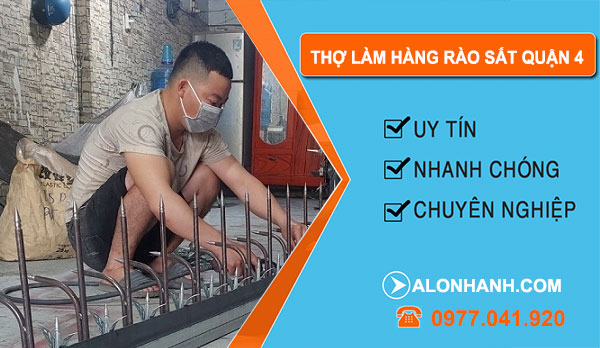 Thợ Làm Hàng Rào Sắt Quận 4
