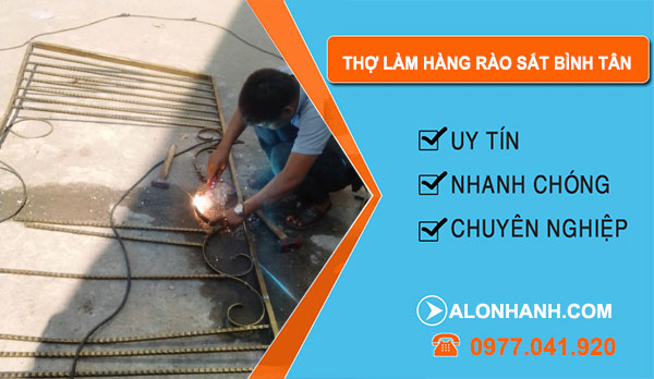 Thợ Làm Hàng Rào Sắt tại Bình Tân