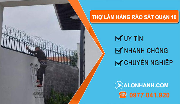 Thợ Làm Hàng Rào Sắt tại Quận 10