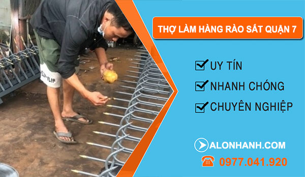 Thợ Làm Hàng Rào Sắt Tại Quận 7