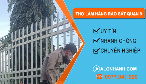 Thợ Làm Hàng Rào Sắt Tại Quận 9