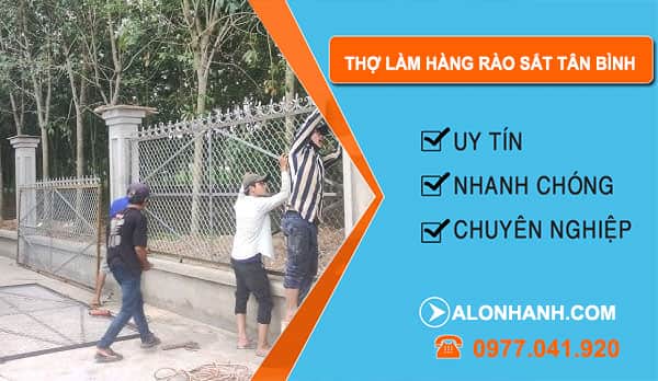 Thợ Làm Hàng Rào Sắt Tại Tân Bình