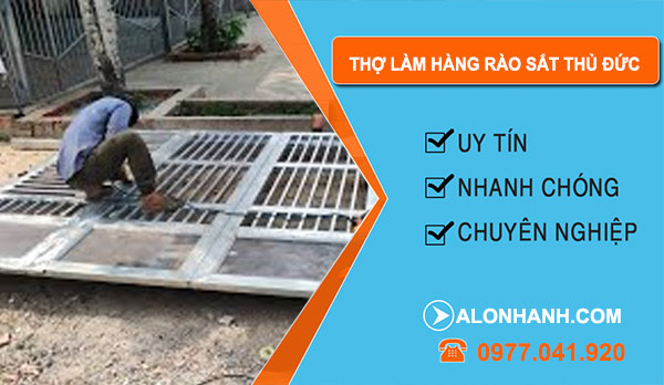 Thợ Làm Hàng Rào Sắt Thủ Đức