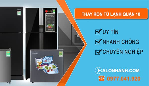 Thợ Thay Ron Tủ Lạnh Quận 10