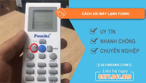 cách xài máy lạnh funiki
