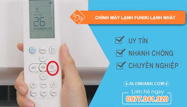điều chỉnh máy lạnh funiki lạnh nhất