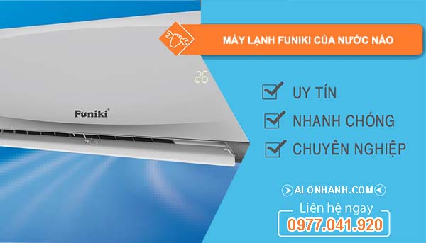 hiệu máy lạnh funiki của nước nào