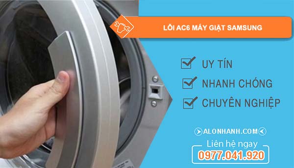 lỗi ac6 máy giặt samsung