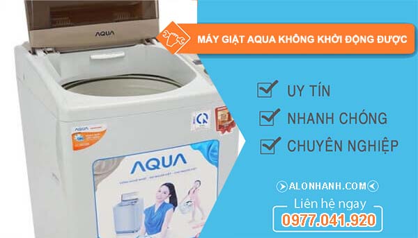 máy giặt aqua không khởi động được