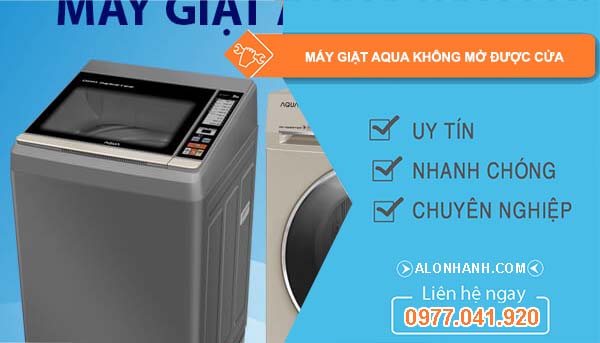 máy giặt aqua không mở được cửa