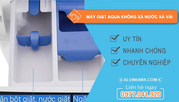 máy giặt aqua không xả nước xả vải